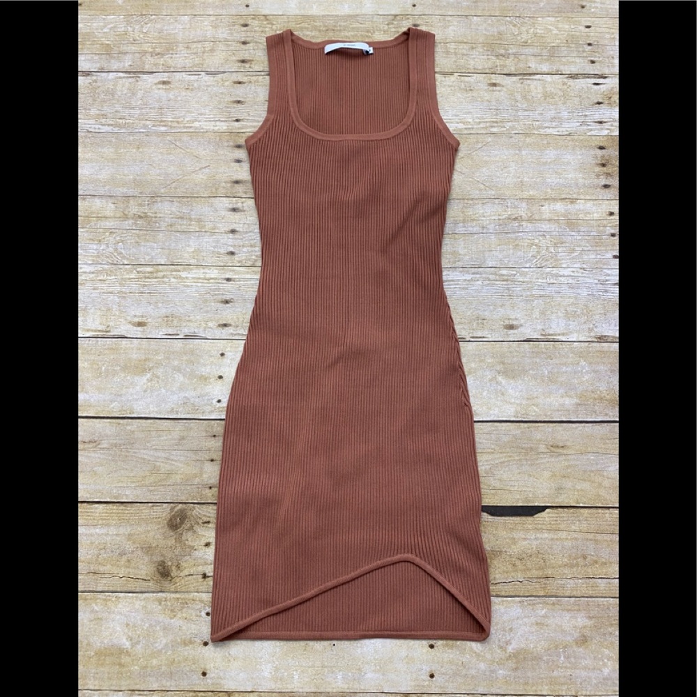 NWOT By Johnny ribbed mini dress